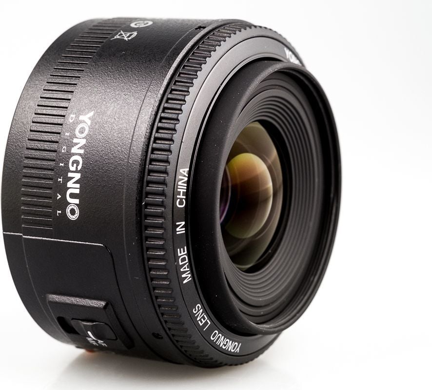 Фотографски објектив Yongnuo YN35MM F2, 35mm, за Canon EF, црн
