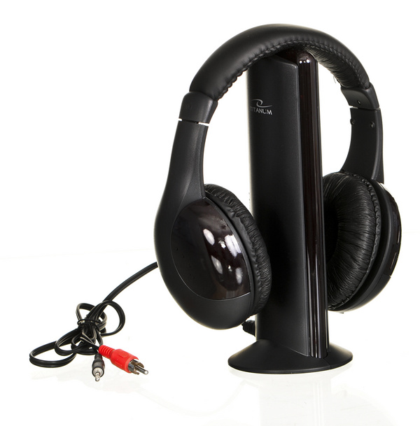 Kufje Esperanza TITANUM TH110, Wireless FM, të zeza