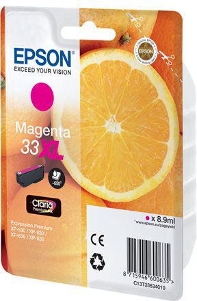 Ngjyrë Epson 33XL Claria Premium (C13T33634012), vjollcë