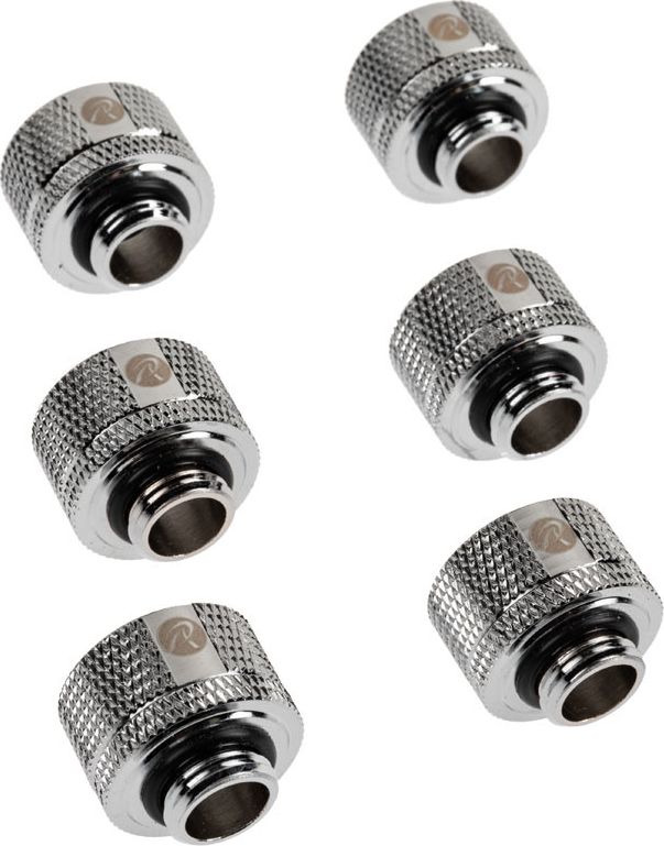 Set lidhësash kompresioni Raijintek Pelias D141806, G1/4", për tuba 14 mm, të bardhë