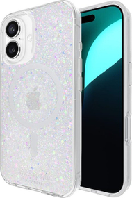 Mbrojtëse telefoni Kate Spade New York Chunky Glitter MagSafe, për iPhone 16, transparente me shkëlqim