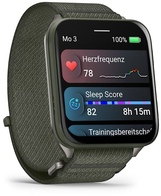 Паметен часовник Гармин Вену X1 Moss, AMOLED, GPS, зелен