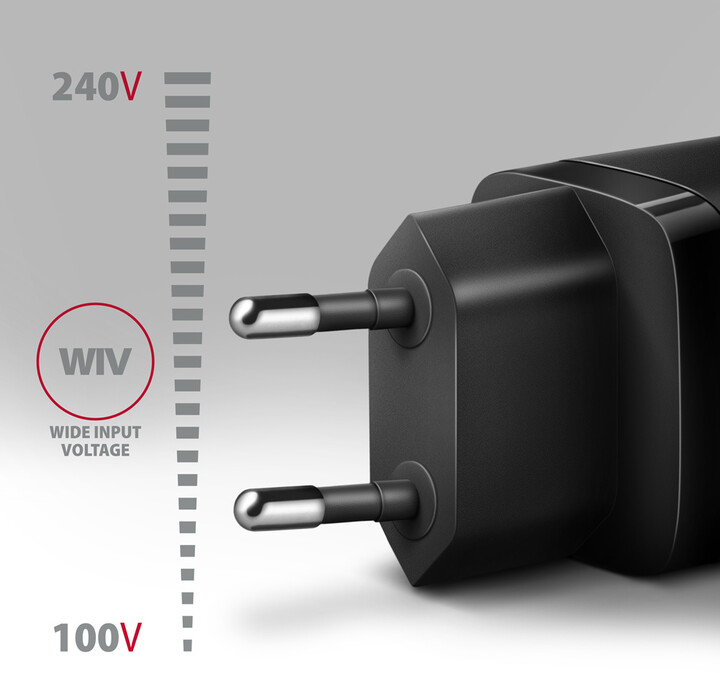Karikues AXAGON ACU-PQ30, USB-A, USB-C, PD, QC4+, 30W, i zi