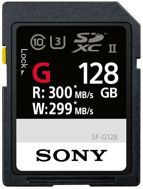 Прикажи детали за Kartë memorie Sony SDXC SF-G 128GB UHS II U3 Kartë memorie Sony SDXC SF-G 128GB UHS II U3