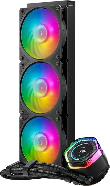 Ftohës procesori uji Cooler Master MasterLiquid 360 ION, radiator 360 mm, 3x 12 cm ARGB, i zi