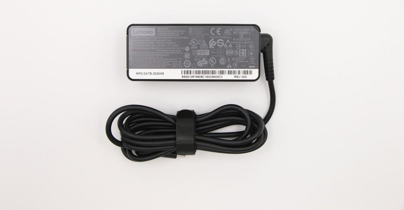 Adaptori karikues Lenovo 5A10W86242, 45W, USB C, prizë UK
