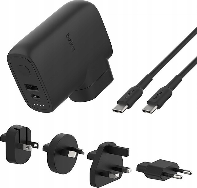Karikues universal Belkin BPZ003, 10000mAh, USB C PD dhe USB A, i zi