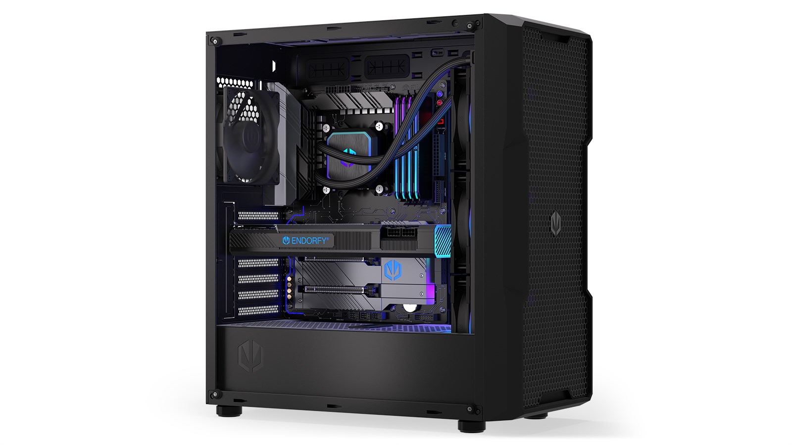 Ftohës me ujë ENDORFY Navis F360 ARGB, 1800 RPM, i zi