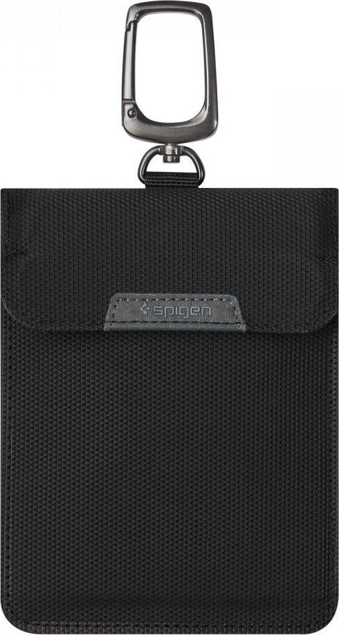 Çantë mbrojtëse Spigen Faraday Cage, RFID Keyless, bllokues sinjali, e zezë