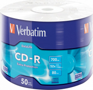 Сет CD-R Verbatim 700MB 52x, 50 парчиња