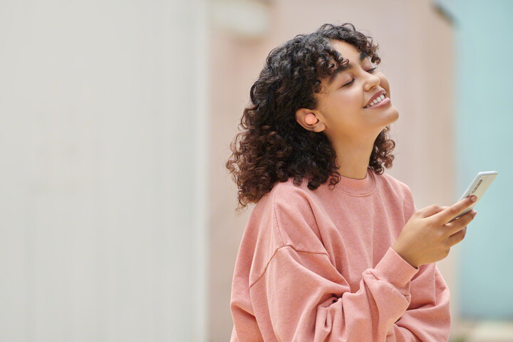 Слушалки Sony WF-C500, црвена боја
