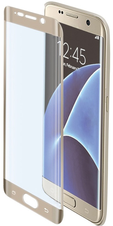 Xham mbrojës CELLY për Samsung Galaxy S7 Edge, ngjyrë ari