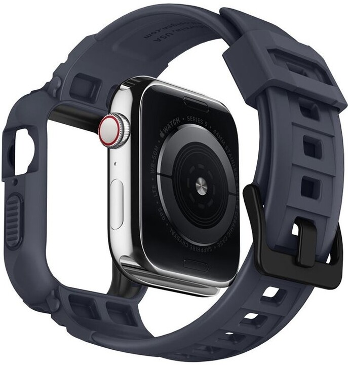 Mbrojtëse Spigen Rugged Armor Pro për Apple Watch 7/6/SE/5/4 45/44, gri
