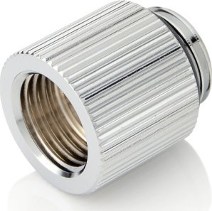 Zgjatës Bitspower Touchaqua 15mm, set 2 copë, G1/4, argjendtë