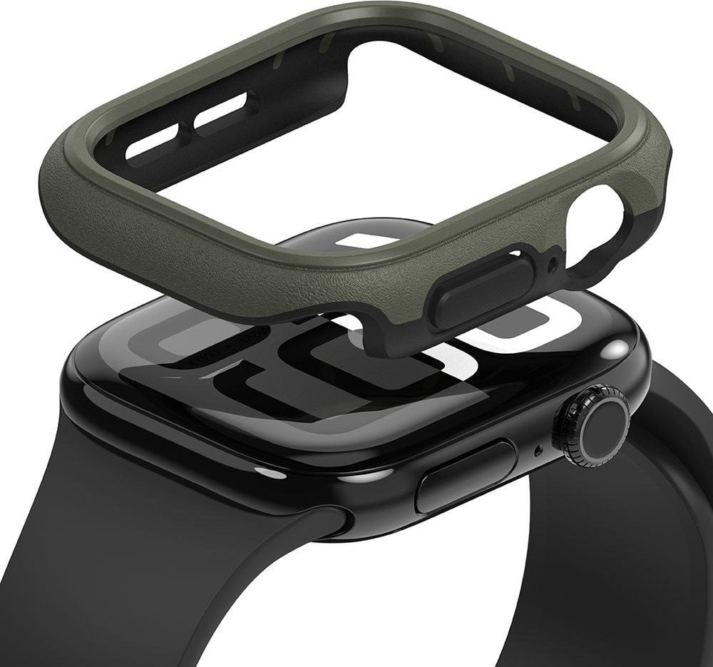Maskë mbrojtëse Ringke Onyx për Apple Watch Series 10 46mm, Anti-Fingerprint, jeshile e errët
