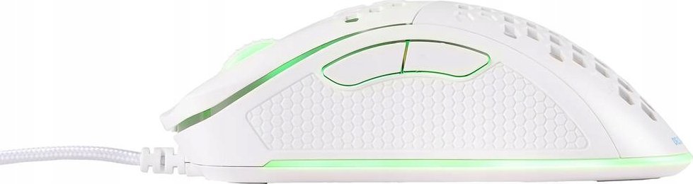 Maus gaming Deltaco Gaming WM75, 6400 DPI, 7 butona, i bardhë