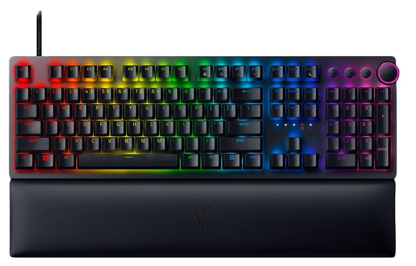 Tastierë lojërash Razer Huntsman V2, Linear Red Optical, e zezë