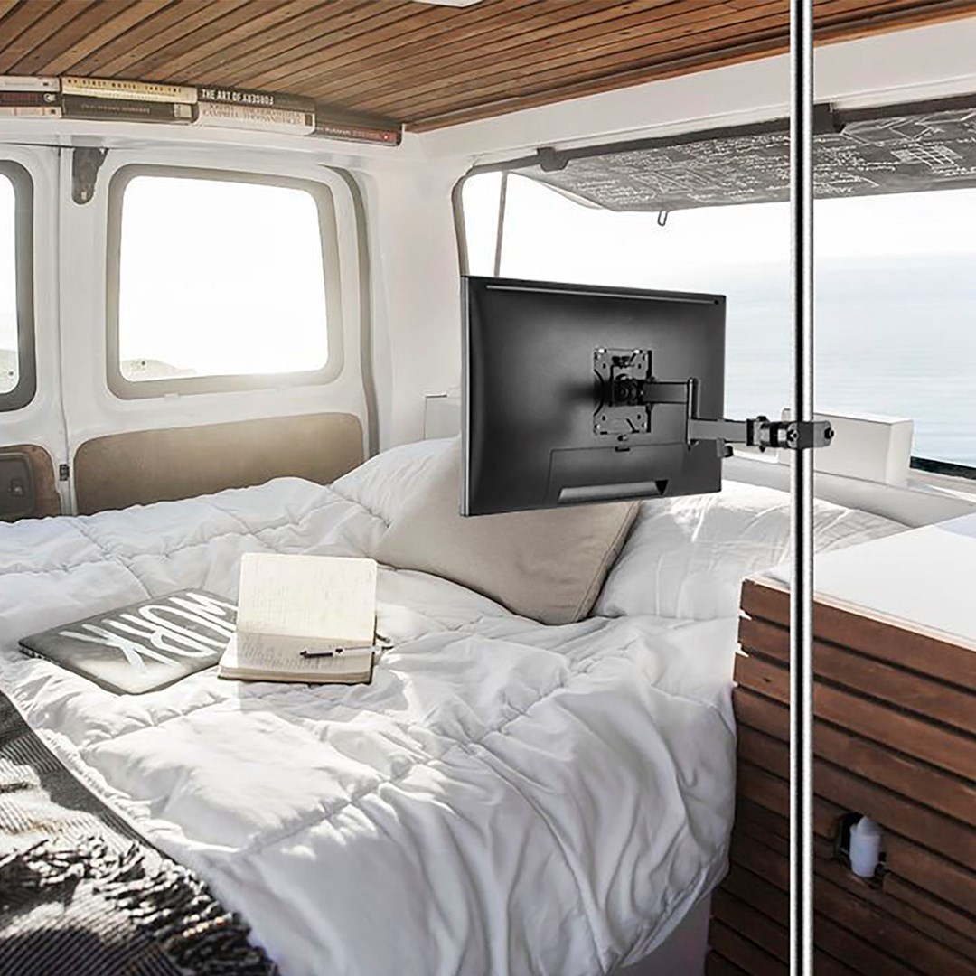 Mbajtëse monitori Maclean MC-984, 17-32", 8 kg, e zezë