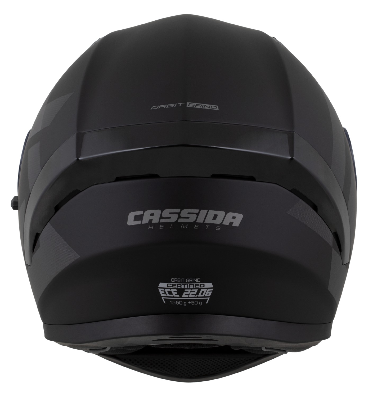 Helm integral Cassida Orbit Grind 2026, polikarbonat, vizor dielli, i zi mat gri