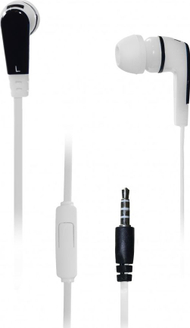 Kufje in ear Vakoss SK-135W, me mikrofon, port 3.5 mm, të bardha