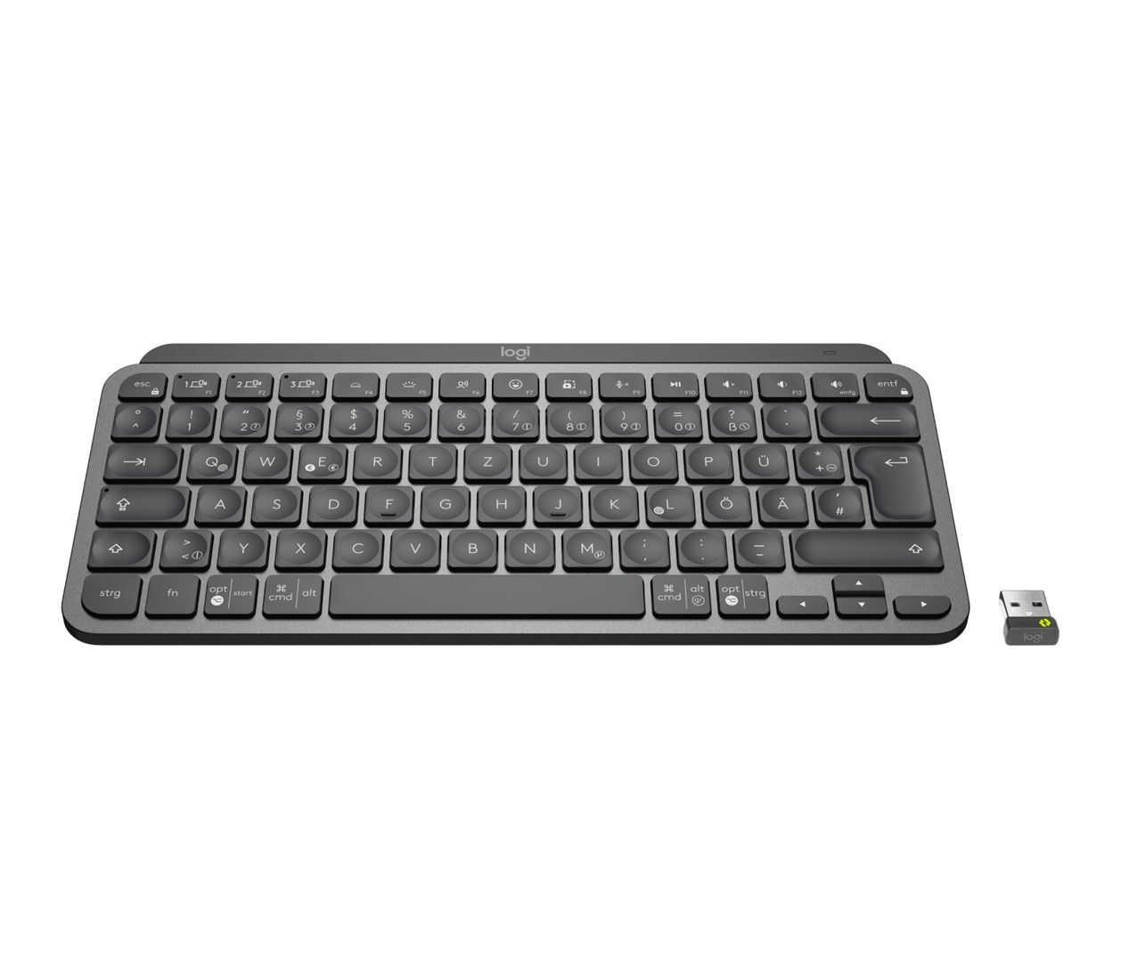 Тастатура Logitech MX Keys Mini for Business, QWERTZ, сива
