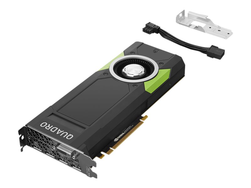 Графичка картичка NVIDIA Quadro P5000, 16GB GDDR5X, 2560 CUDA, црна