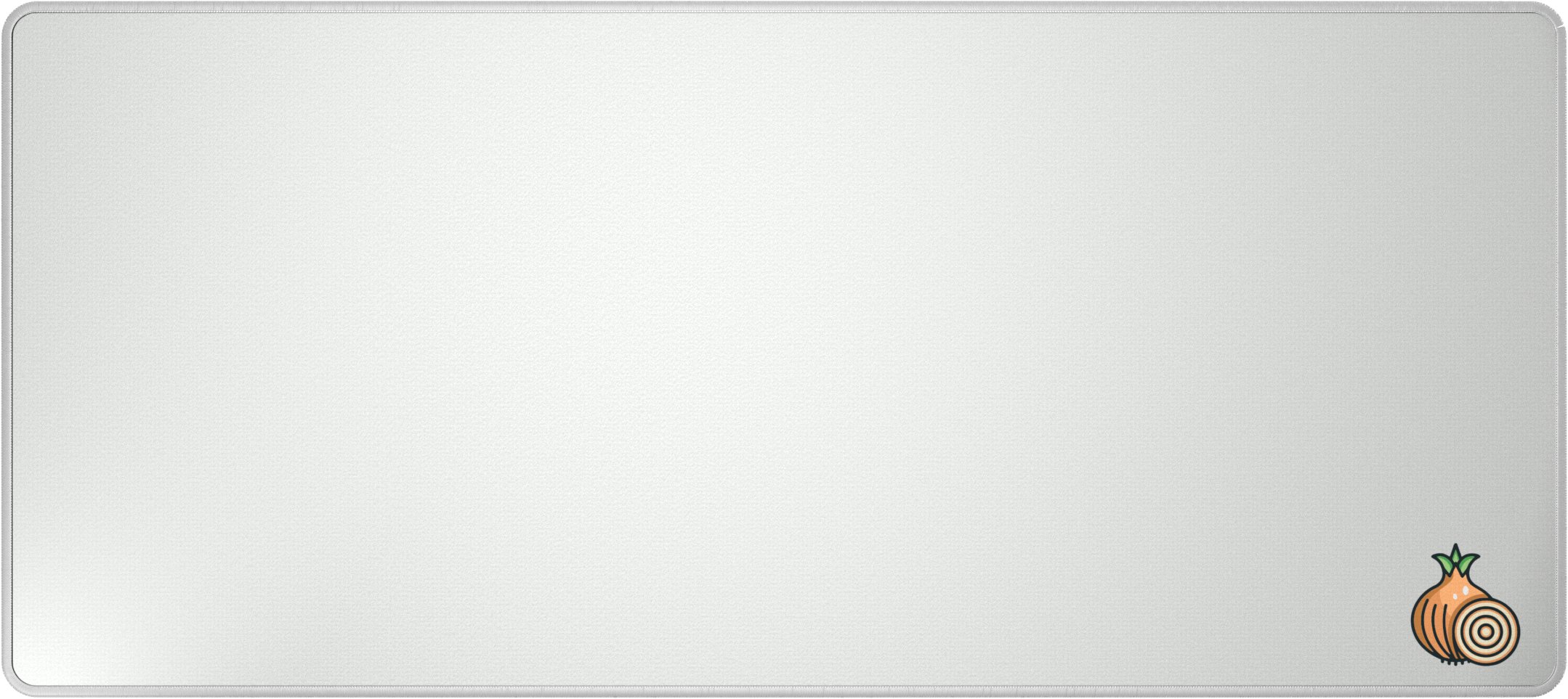 Mousepad Dark Project Onionite Light XL, 900x400 mm, sipërfaqe Speed, i bardhë