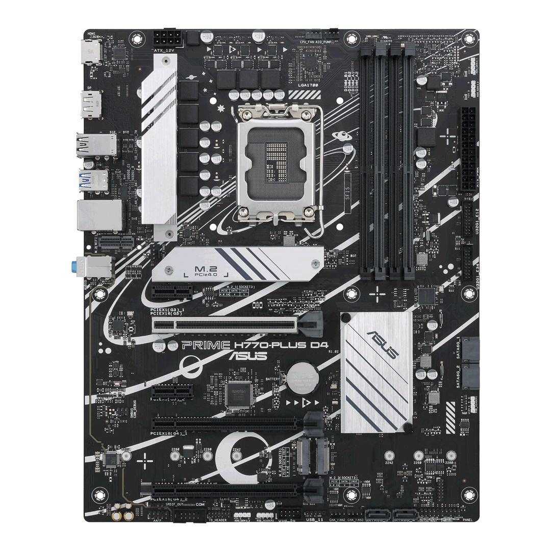 Pllakë amë ASUS PRIME H770-PLUS D4 Intel H770 LGA 1700 ATX