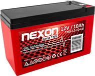 Bateri xhel Nexon 12V 10Ah, pa mirëmbajtje, gri