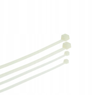 Kapëse kabllosh Plastrol OK-2515B, 2.5x150mm, pako 100 copë, e bardhë