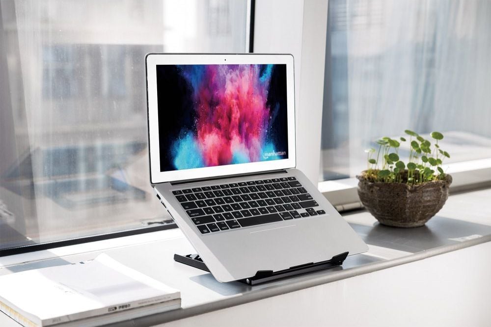 Mbajtëse për laptop Manhattan, e zezë