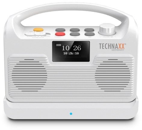 Altoparlant wireless për TV, me stacion bazë, radio FM, i zi