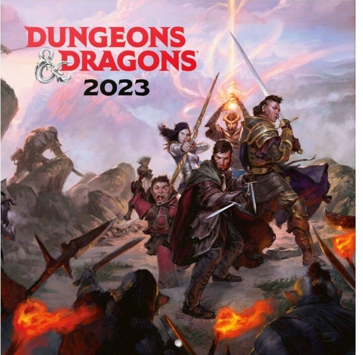 Календар 2023 Dungeons & Dragons