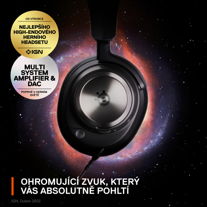 Kufje SteelSeries Arctis Nova Pro, të zeza