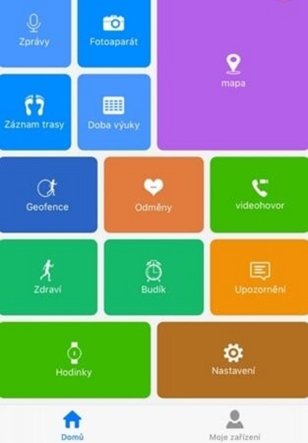 Helmer LK 708 детски часовник со GPS локатор со можност за повикување, водоотпорен, отпорен на удари, син