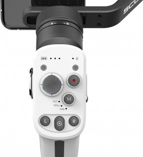 Stabilizues smartphone Feiyu SCORP Mini P, 3 akse, me dorezë ergonomike, i bardhë