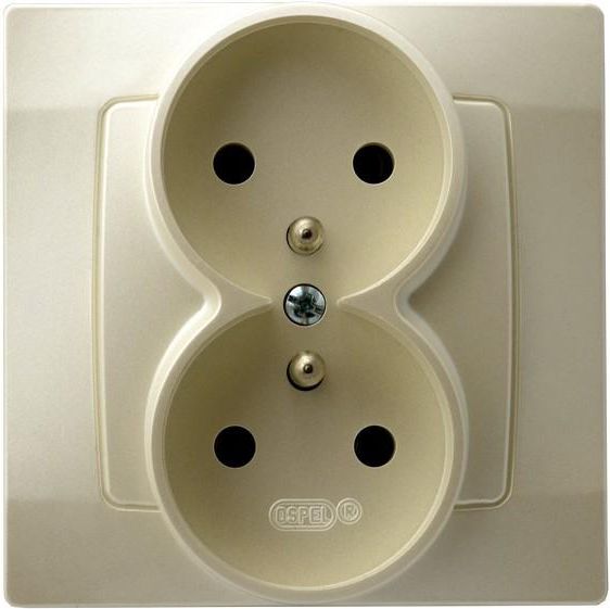 Prizë dyshe Ospel Karo GP-2SZ/42, me tokëzim, pearl ecru