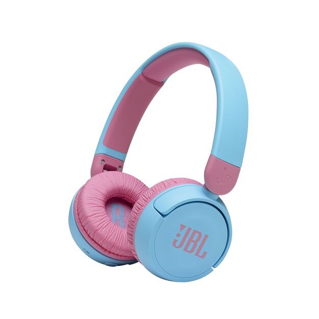 Kufje Bluetooth për fëmijë JBL JR310BT, 15 orë, 85 dB, të kaltër/rozë