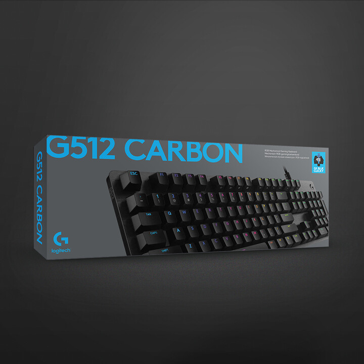 Tastierë Logitech G512 Carbon, e zezë