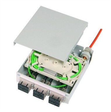 Kasetë shkrirjeje fibra optike Telegärtner H82050K0005, gri e çelët