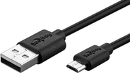 Kabllo Gembird USB-A - microUSB, 1 m, e zezë