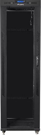 Kabinet serverik Lanberg Standing Cabinet 19" 42U, ngarkesa 800kg, me 4 ventilatorë, i zi