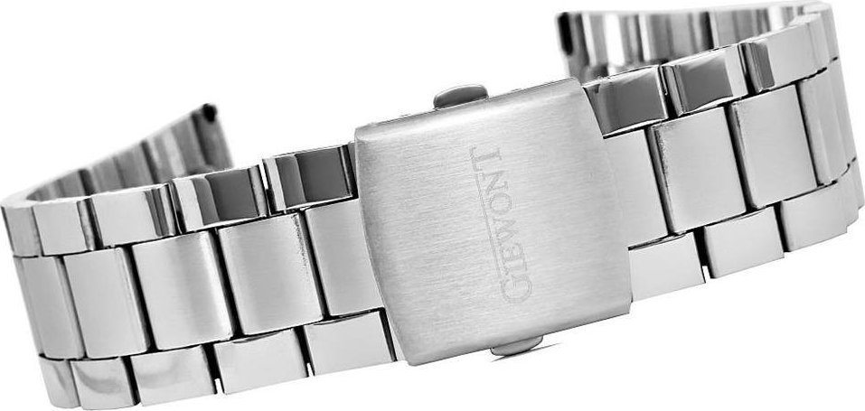 Byzylyk për smartwatch Giewont GW440, 22mm, metal, argjendtë