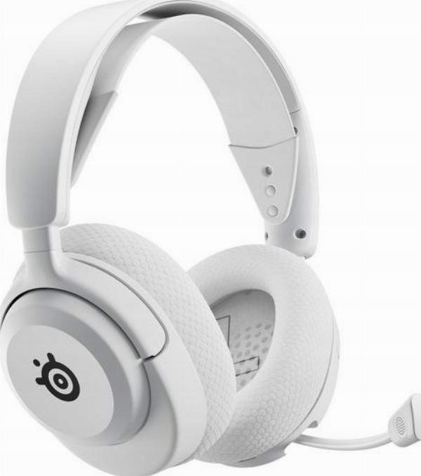 Слушалки гејминг SteelSeries Arctis Nova 5P Wireless, за PS5, без кабел, бели
