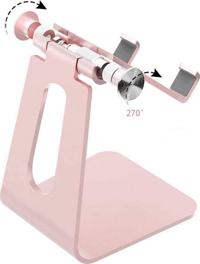 Mbajtëse Tech-Protect për celular, rozë / e artë