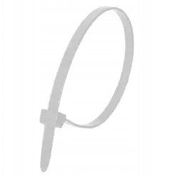 Lidhëse kabllosh të ripërdorshme DEDRA 11BV48253, 4.8x250 mm, set 50 copë, të bardha