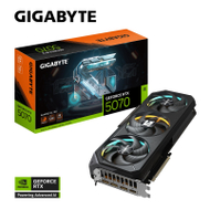 Kartelë grafike GIGABYTE GeForce RTX 5070 GAMING OC, 12GB GDDR7, e zezë