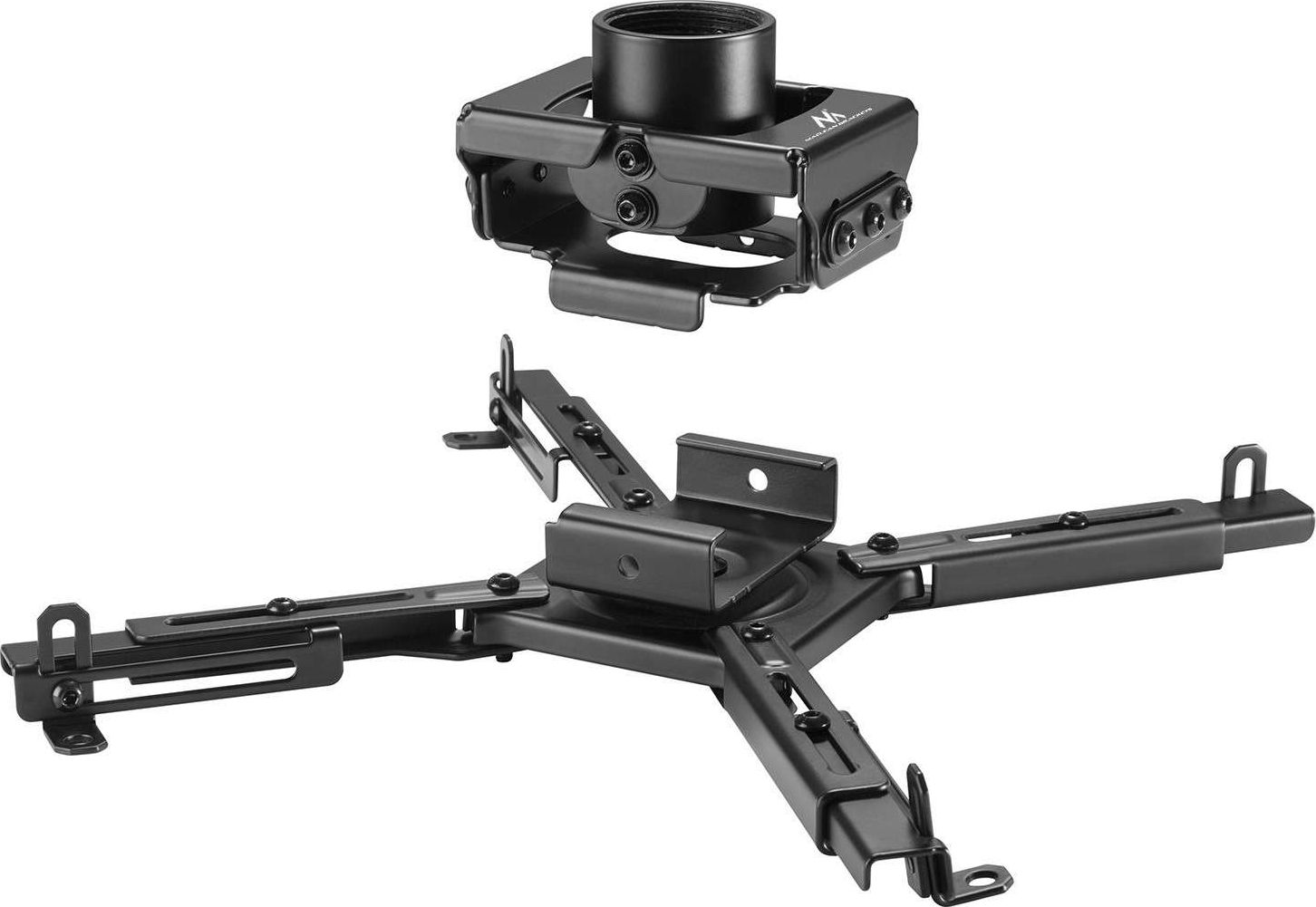 Таванска држачка за проектор Maclean MC-913, 80-980mm, 35kg, црна