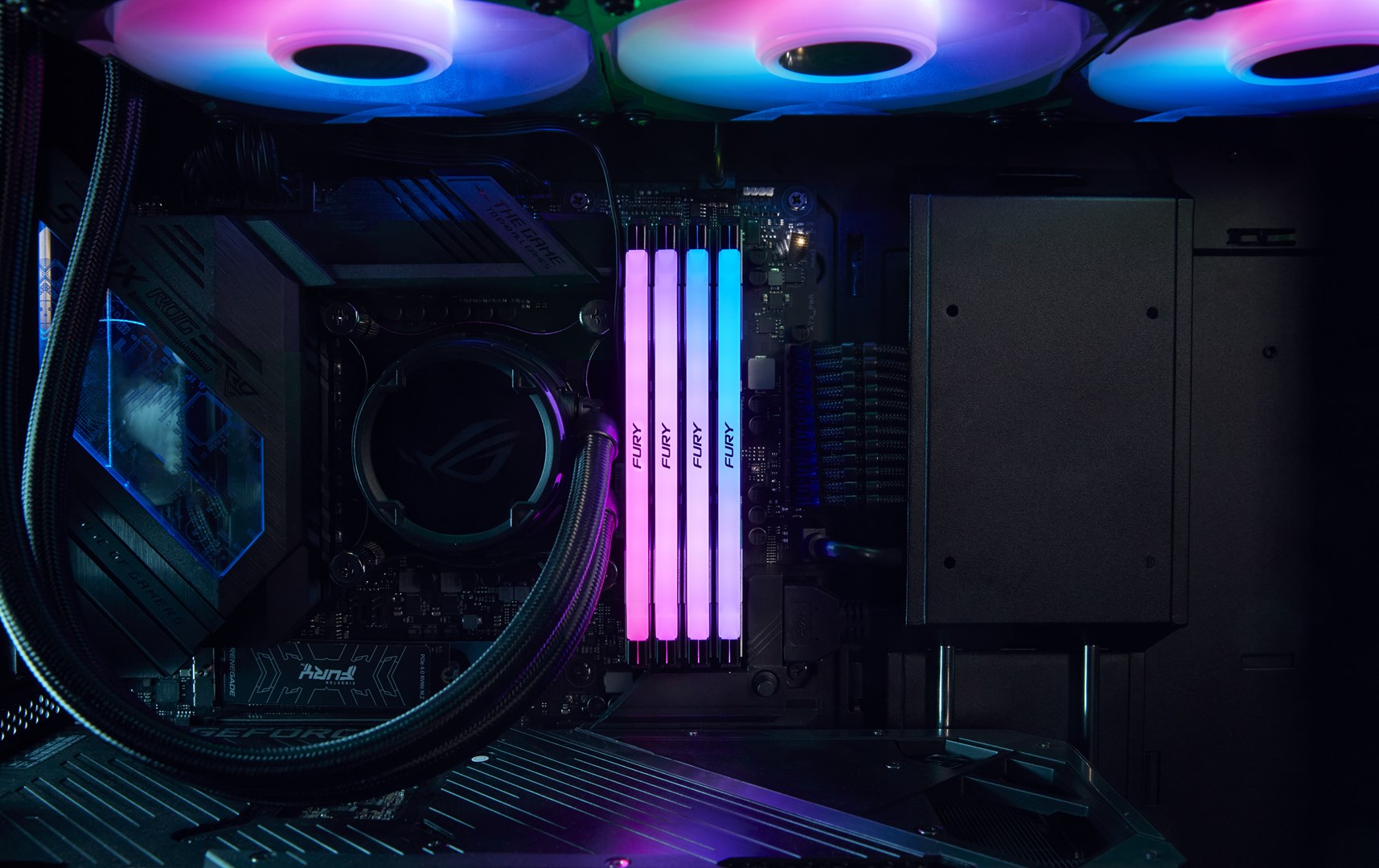 Memorie RAM Kingston FURY 32GB 6400MT/s DDR5 CL32 DIMM (2 x 16 GB) Renegade RGB