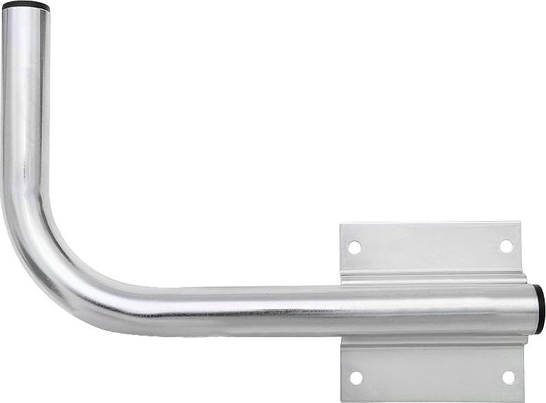 Страничен држач за ѕид Side Wall Mount 60 Left, рака 600mm, поцинкуван челик, сив